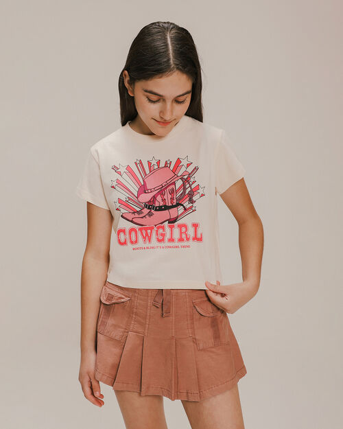 Playera Manga Corta Rosa